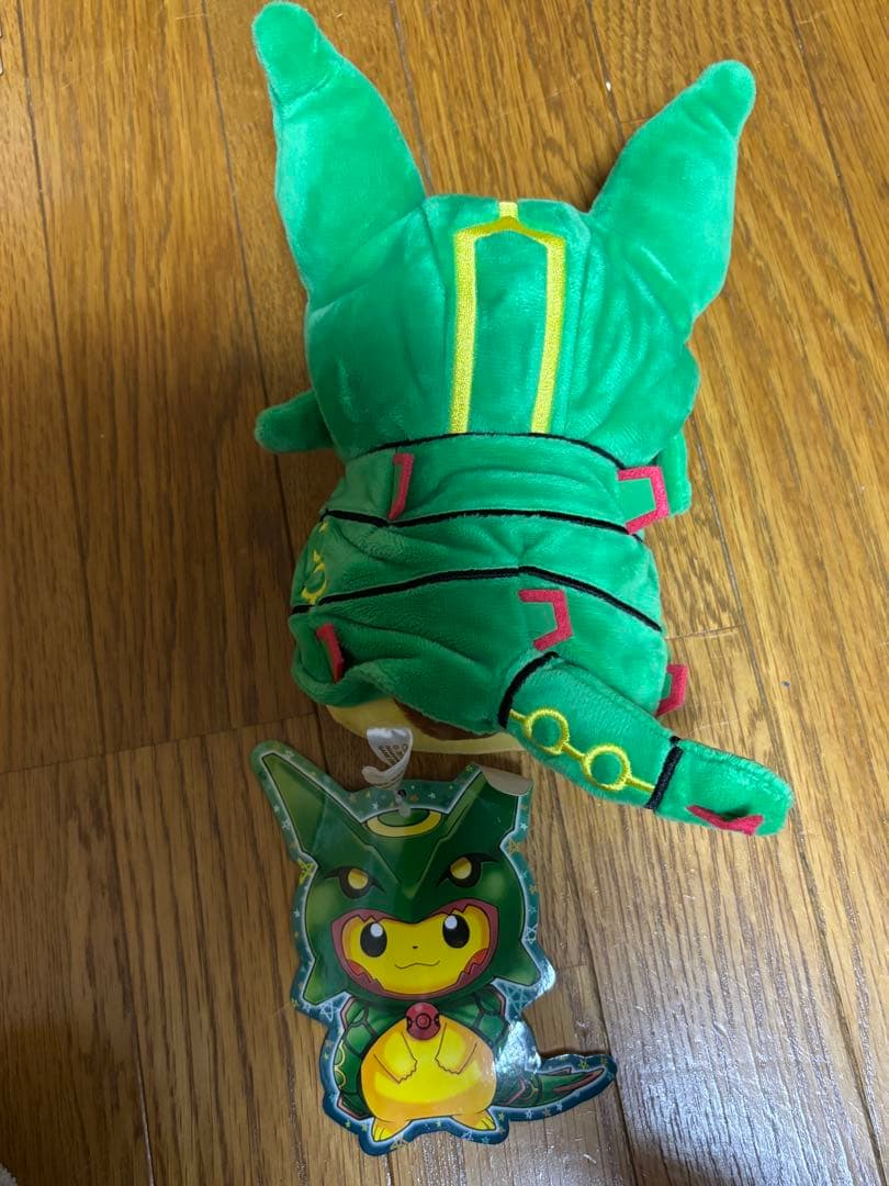 ポケモンセンタースカイツリー　ピカチュウぬいぐるみ　レックウザ
