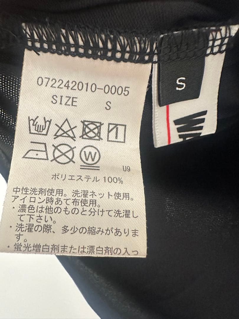 【値下げ】WAAC MEN ハイゲージカノコ 長袖モックネック　ブラック　S