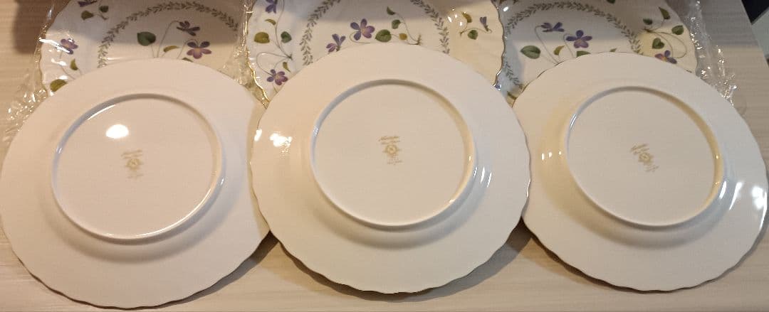 Noritake バイオレットディナープレート6枚セット