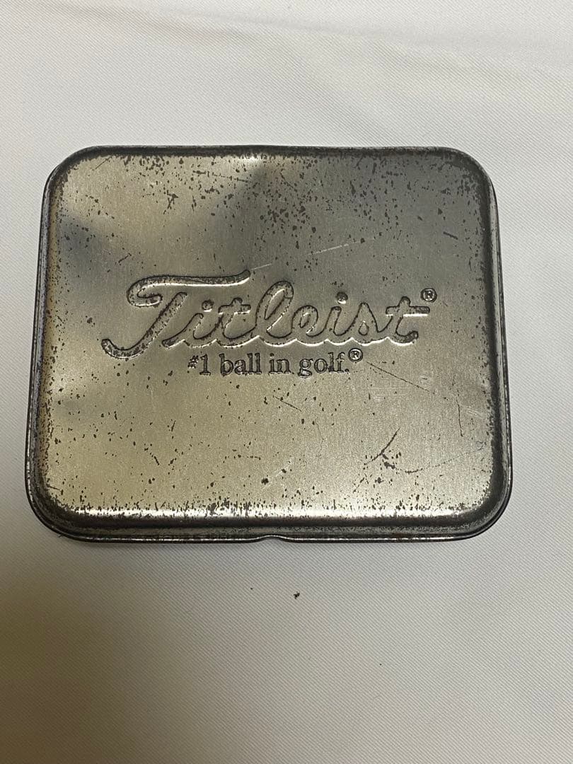 Titleist ゴルフマーカー レザーケース付き