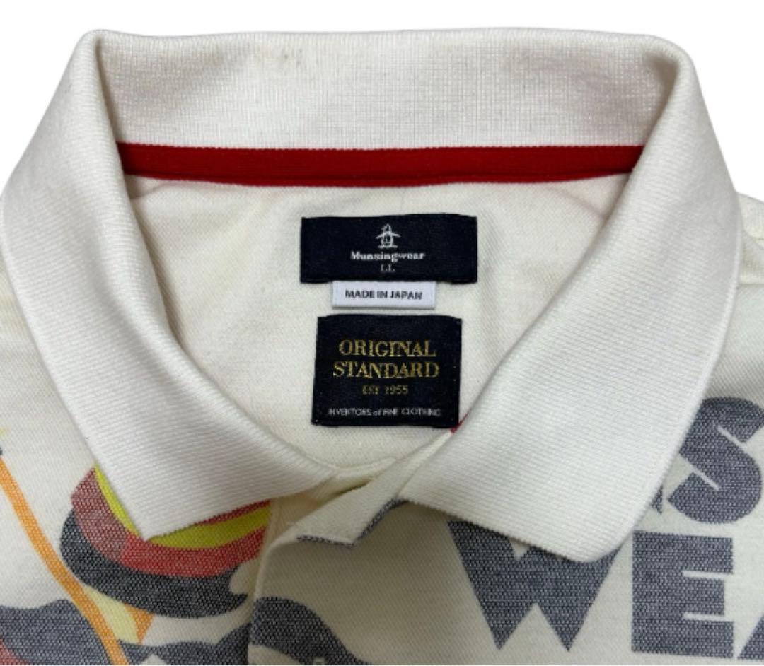 MUNSING WEAR マンシングウェア 半袖ポロシャツ PRNGUIN 総柄