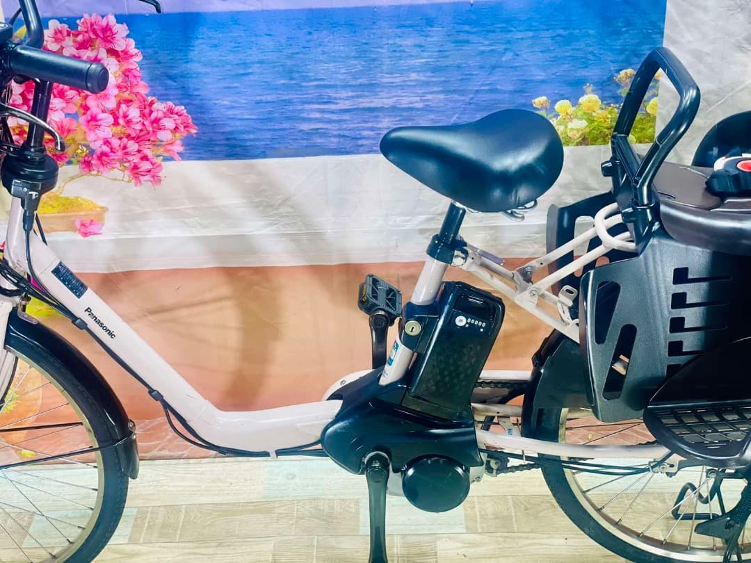 22インチ！ギュット⭐️12AHパナソニック子供乗せ電動アシスト自転車Y3118