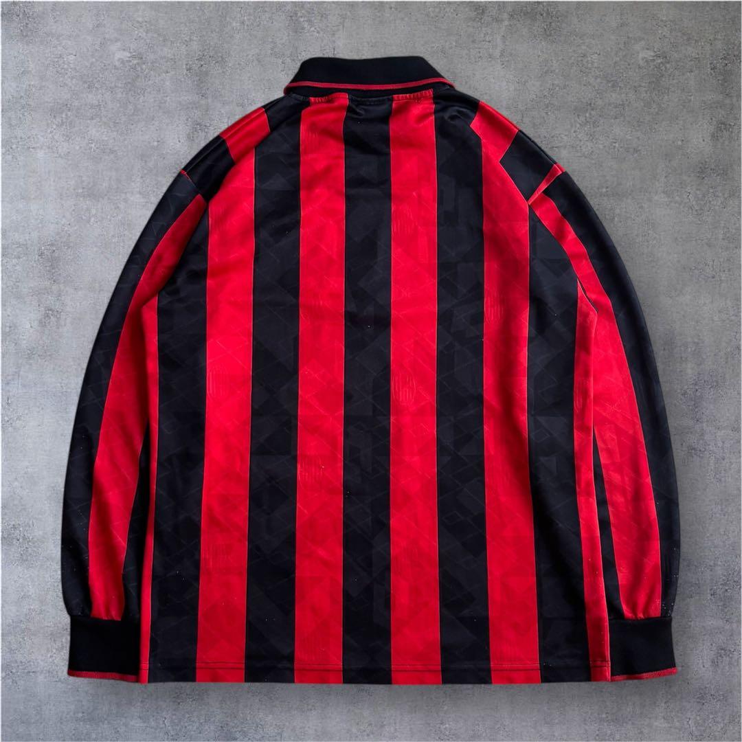 Lotto 1993/94 ACミラン ユニフォーム ヴィンテージ 長袖 90s