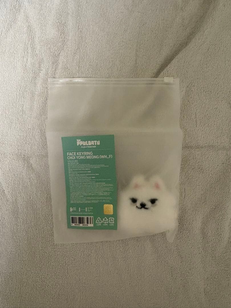 ヨンモン　フォトカードホルダー　フェイスキーリング　フォトホルダー　スビン