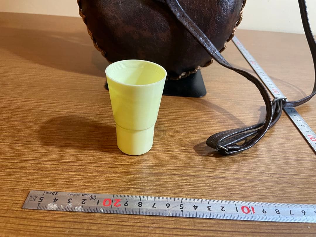 ビンテージ　革製　水筒　ショルダーバック