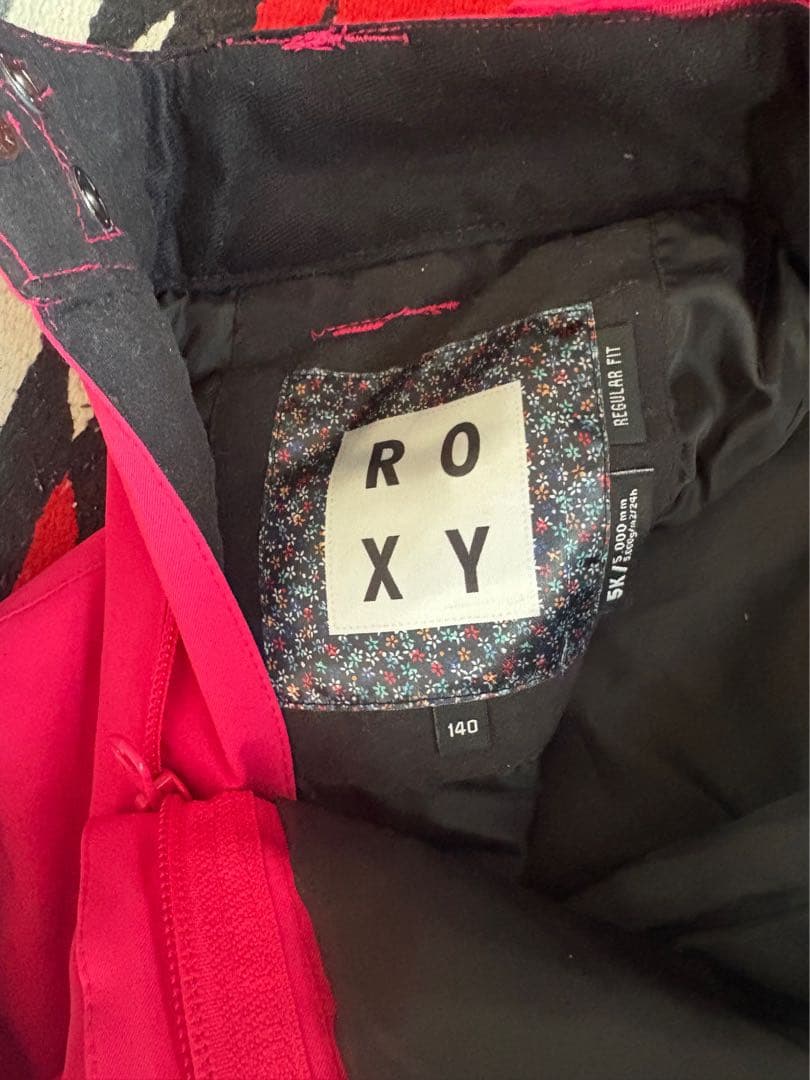 ROXY 子ども用 スノーウェアセット ズボン トップス