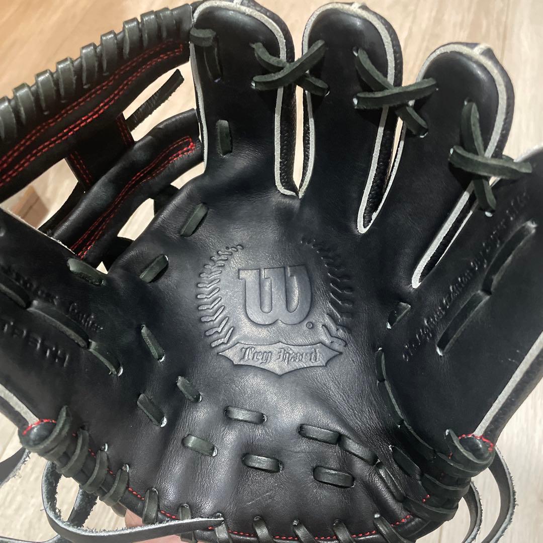 【4月限定価格】Wilson 野球グローブ 黒 レザー Very Proud
