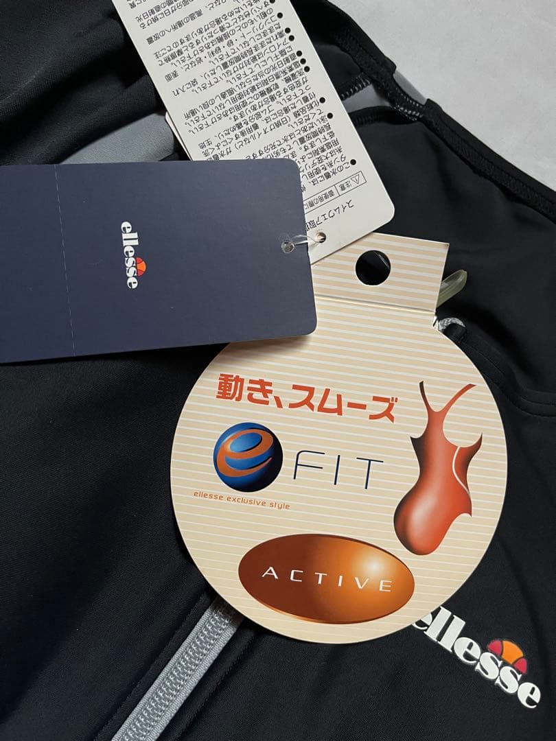 スイムウェア セパレート レディース L エレッセ 黒 半袖