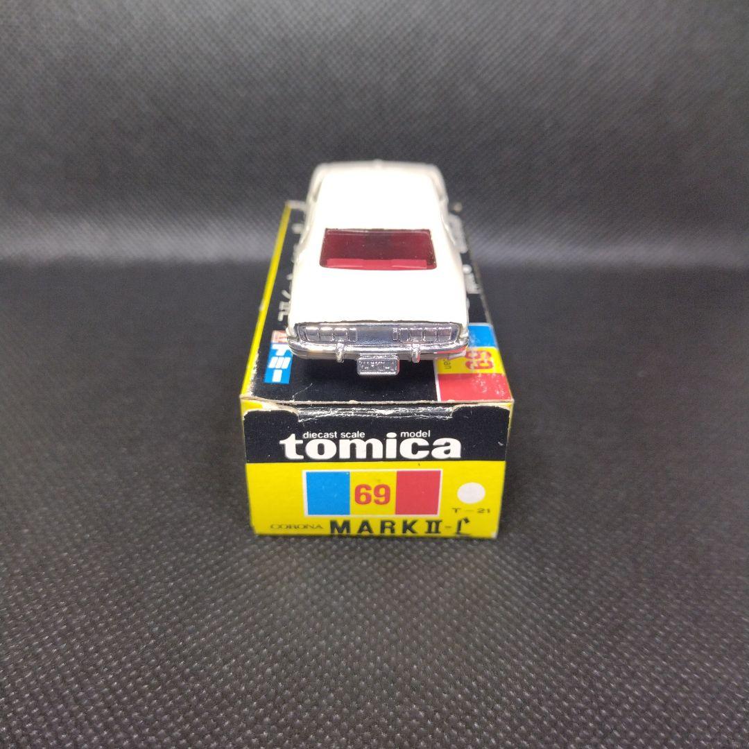 【91】トミカ　黒箱　日本製　トヨタ　コロナ　マーク　Ⅱ-L　1Eホイール