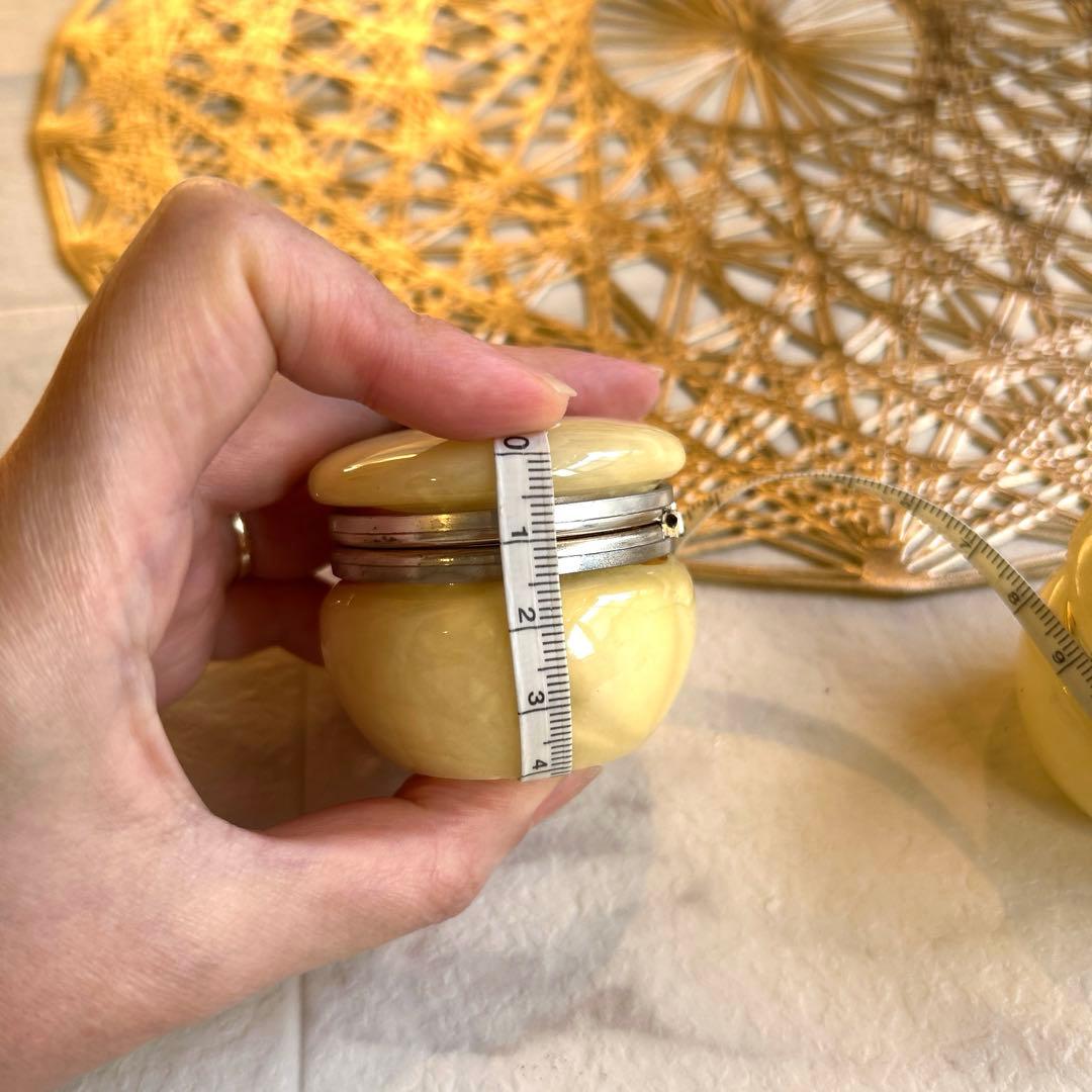 ビンテージ GENUINE ALABASTER イタリア製 ジュエリーボックス
