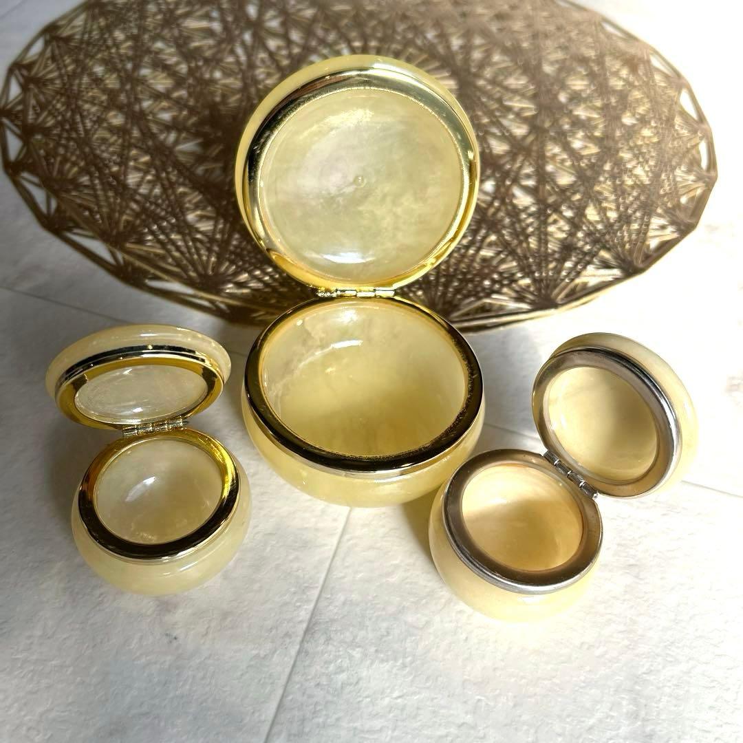 ビンテージ GENUINE ALABASTER イタリア製 ジュエリーボックス