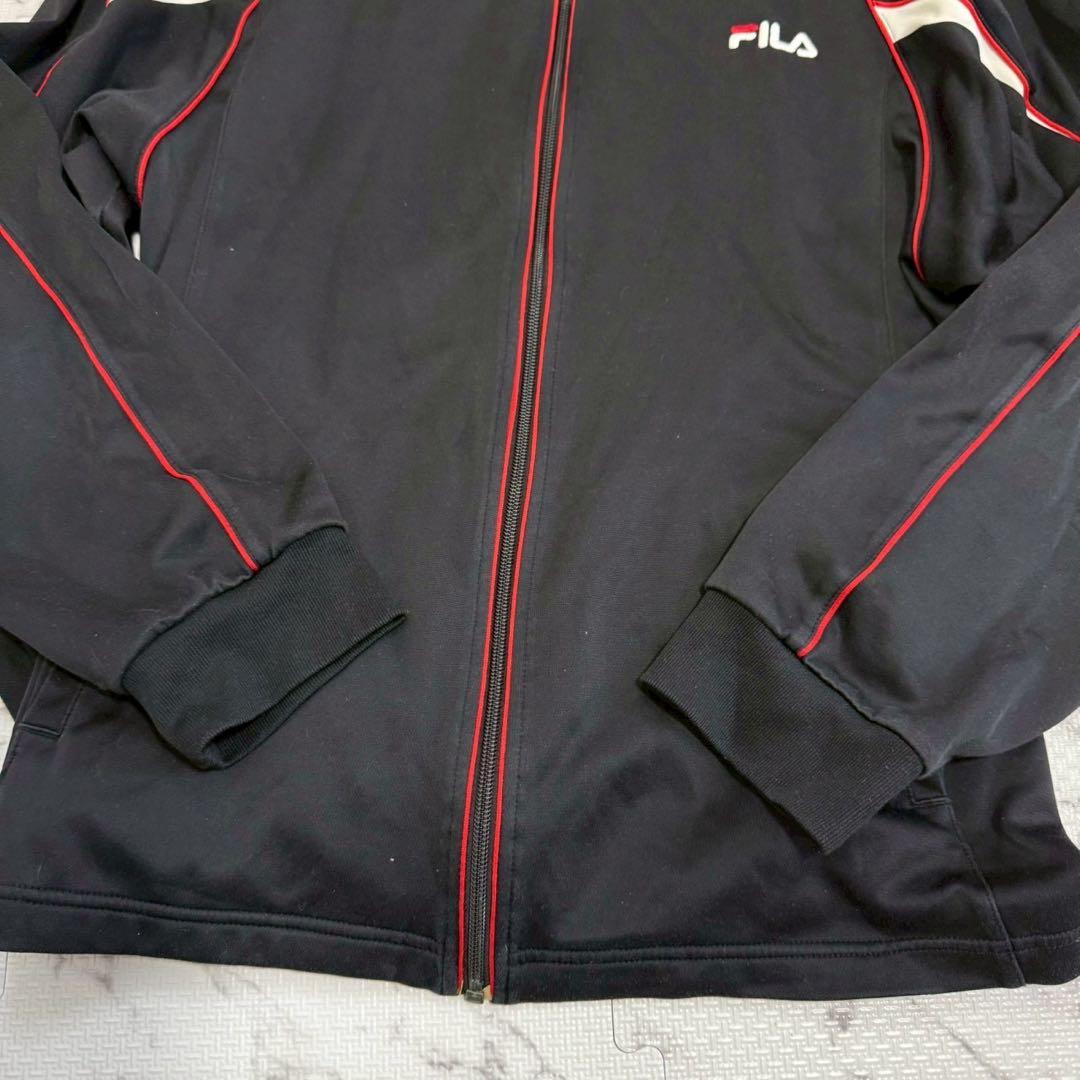 FILA フィラ セットアップ トラックジャケットL パンツM ブラック