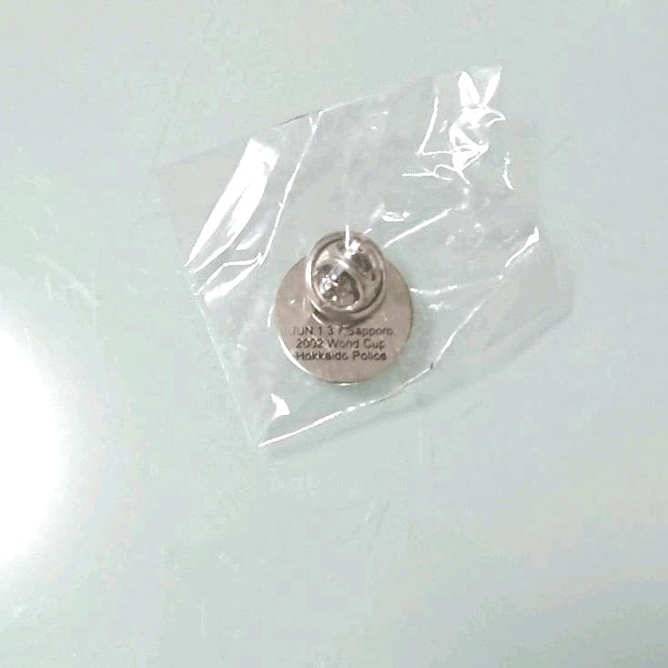 非売品 2002 サッカー World cup 札幌 ピンバッチ 北海道警察