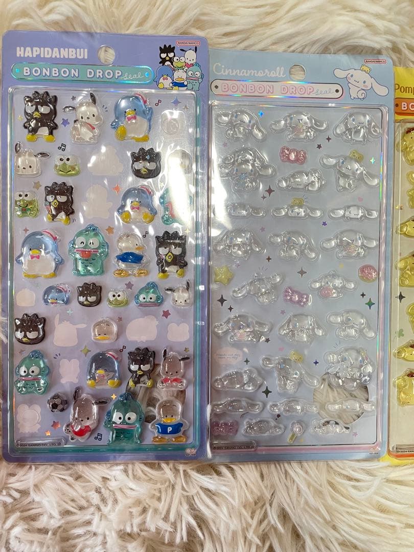 【正規品】ボンボンドロップシール　サンリオ　第一弾　廃盤