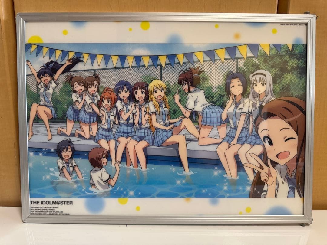 アイドルマスター　輝きの向こう側へ　ポスター8枚セット額縁付き