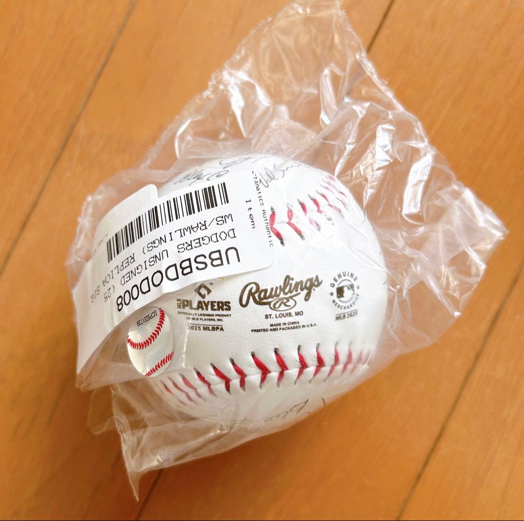 【海外限定】MLB ドジャース 2025ワールドシリーズチャンピオンサインボール