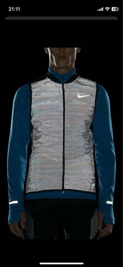 NIKE ナイキ エアロロフト リフレクター フラッシュ ベスト　海外