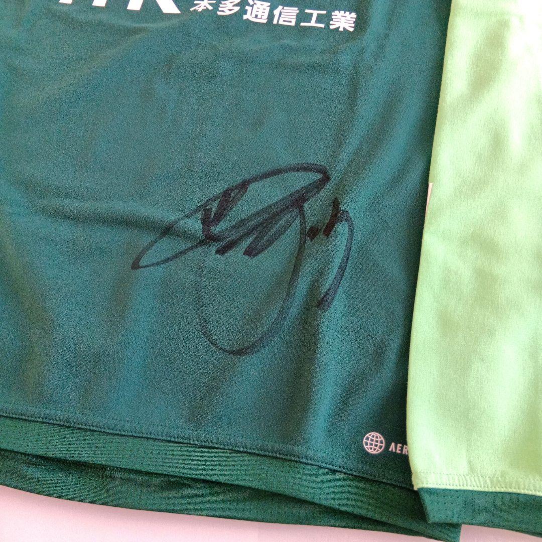 蘭 松本山雅 2024トレーニングトップ フルスポンサーver選手使用品