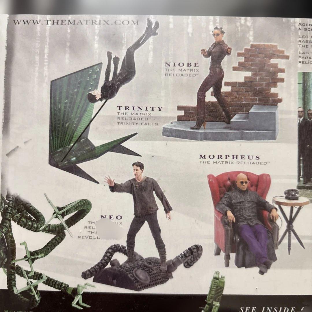 McFarlane Toys社 映画マトリックス のアクションフィギュア2体
