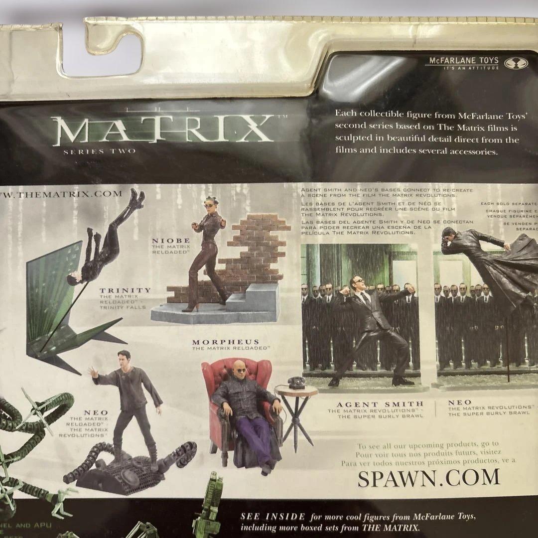 McFarlane Toys社 映画マトリックス のアクションフィギュア2体