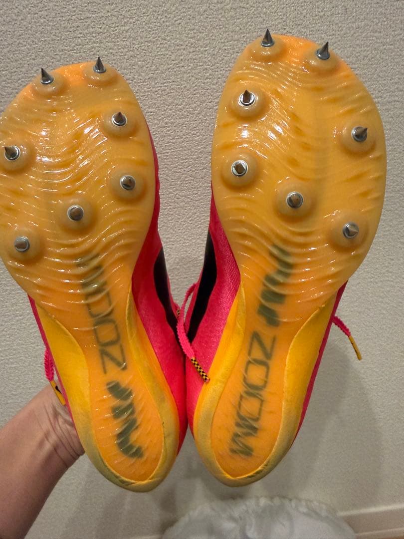 Nike エアズーム マックスフライ24.5cm 極美品 maxfly ピンク