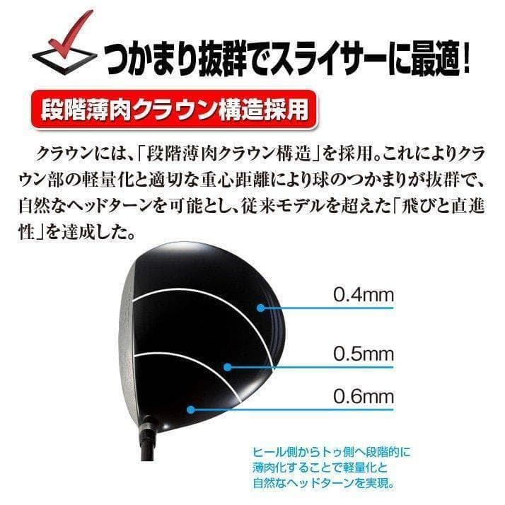 【新品】飛距離テストで一番飛んだ！ハイパーブレードガンマ プレミア飛匠シャフト
