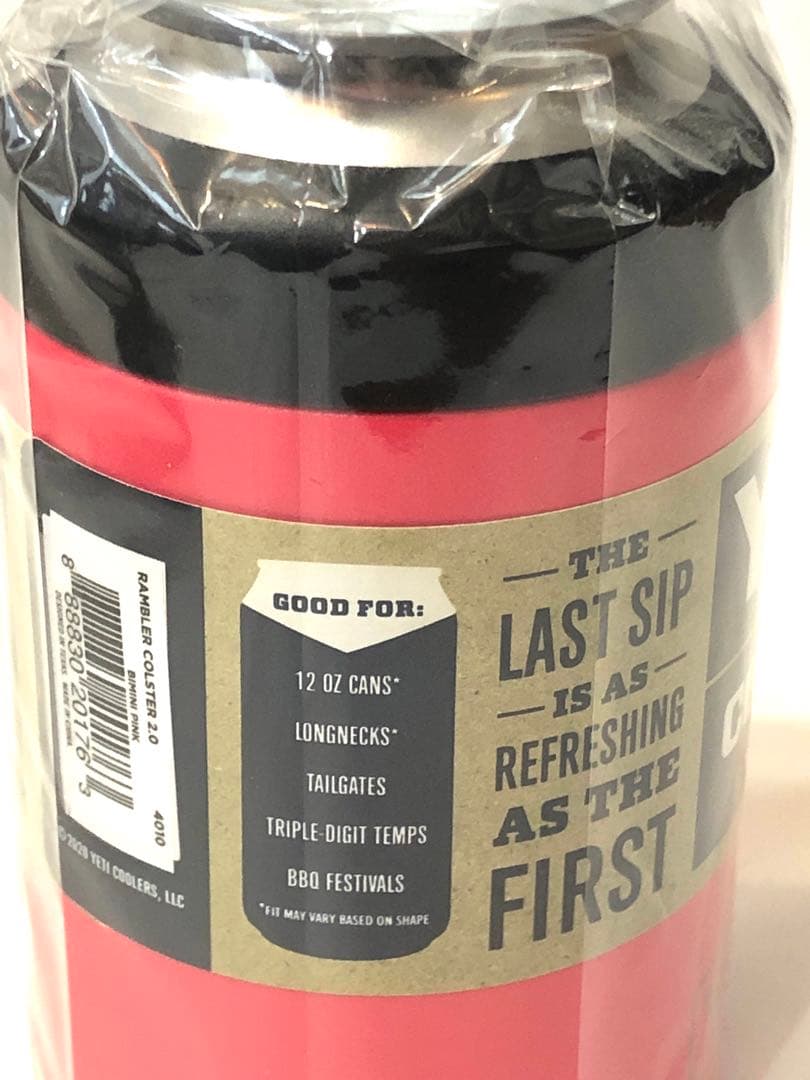YETI イエティ 12OZ ランブラー コルスター 缶ホルダー ピンク 未使用