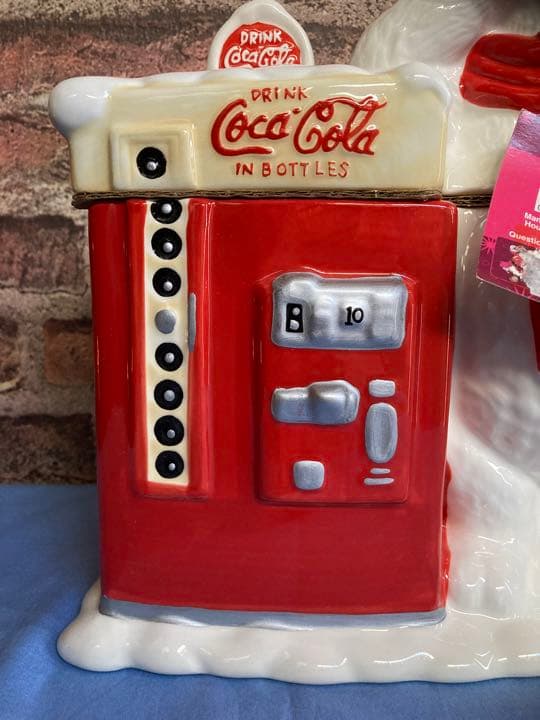 コカ・コーラ　ポーラーベア〜クッキージャー　アメリカン雑貨　置き物　小物入れ