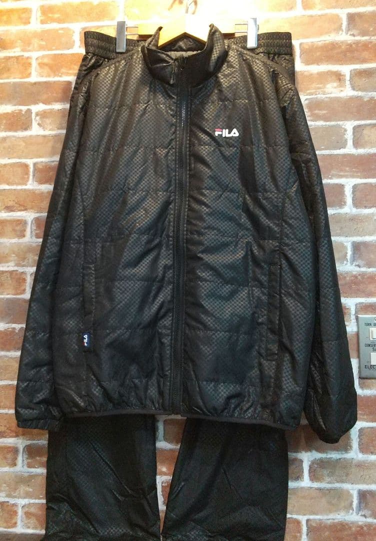 FILA ゴルフウェア ブラック 上下セット