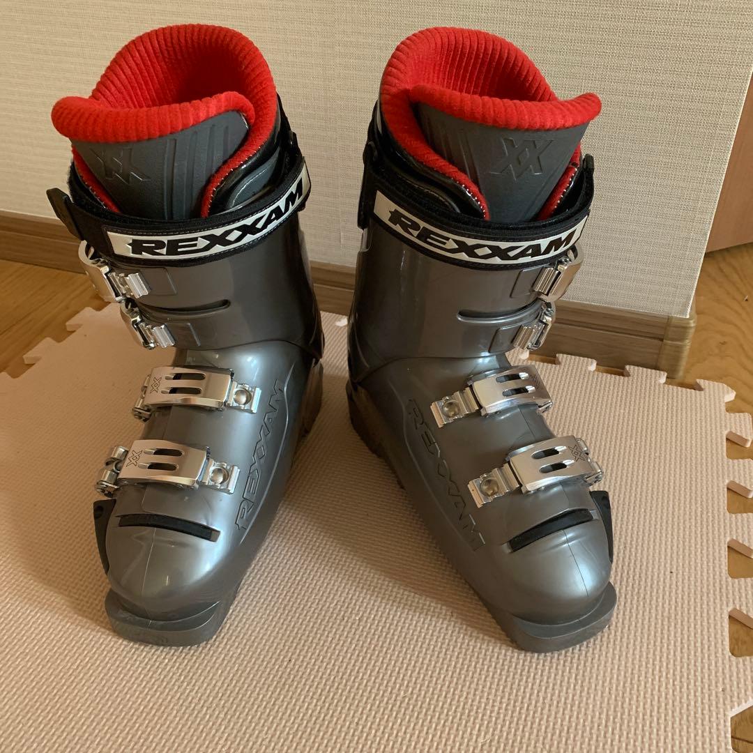 ELANスキー3点セット スキーブーツREXXAM ポール ストックHART