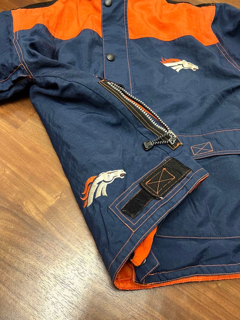 ☆NFL☆DENVER BRONCOS☆ブロンコス中綿アウタージャケットL-XL