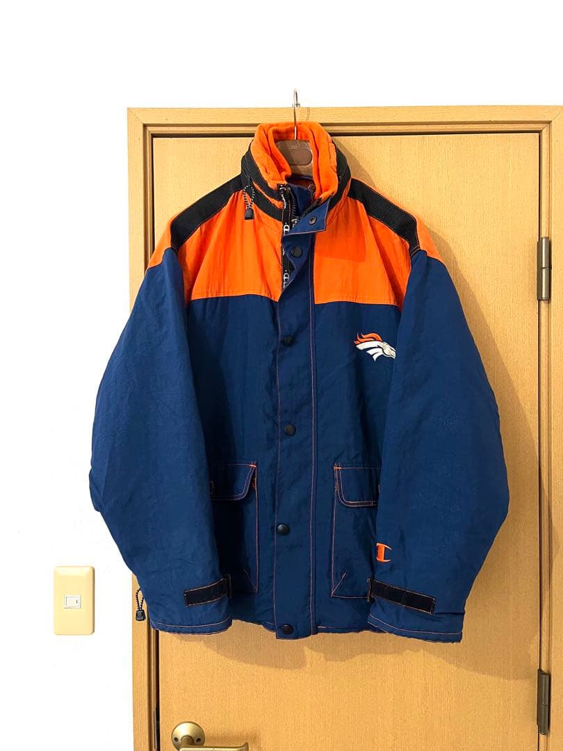 ☆NFL☆DENVER BRONCOS☆ブロンコス中綿アウタージャケットL-XL