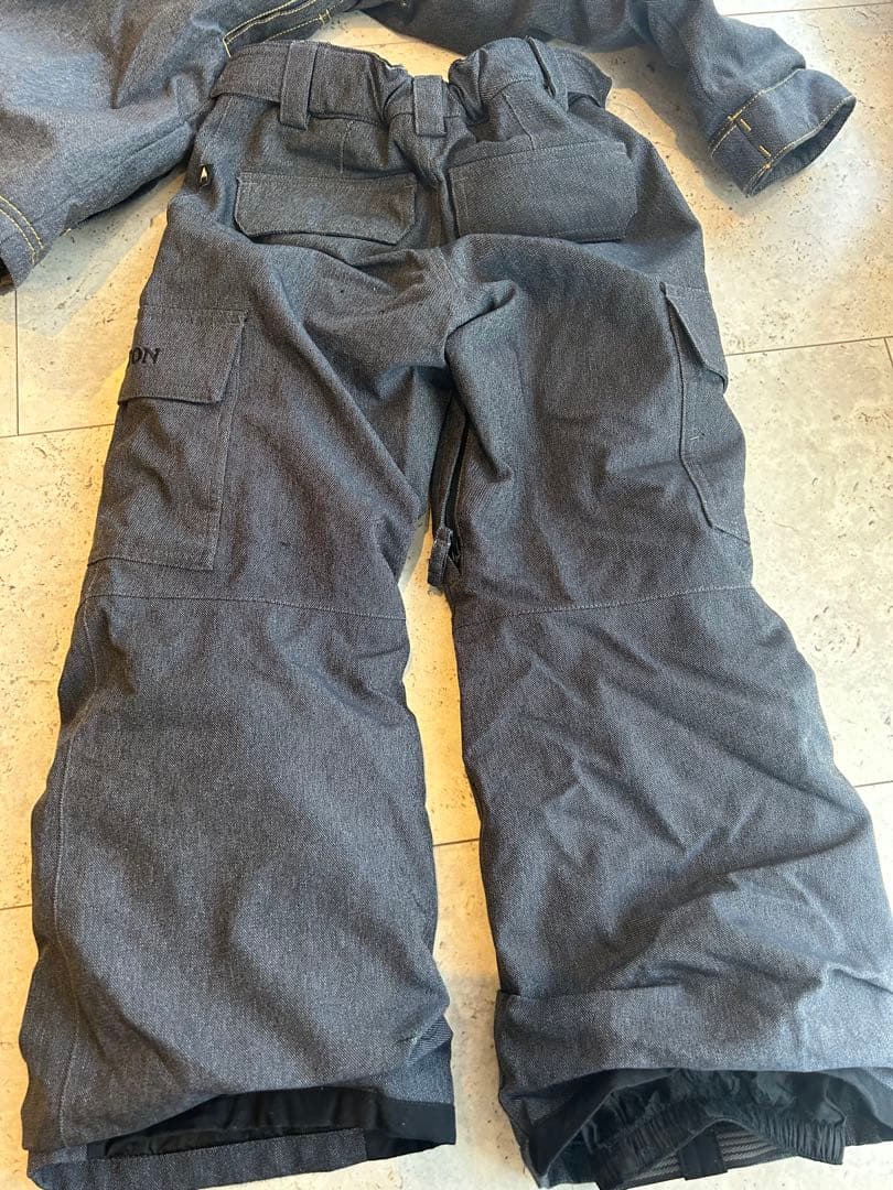BURTON フード付きジャケット パンツセット子ども用 ダークブルー　XS