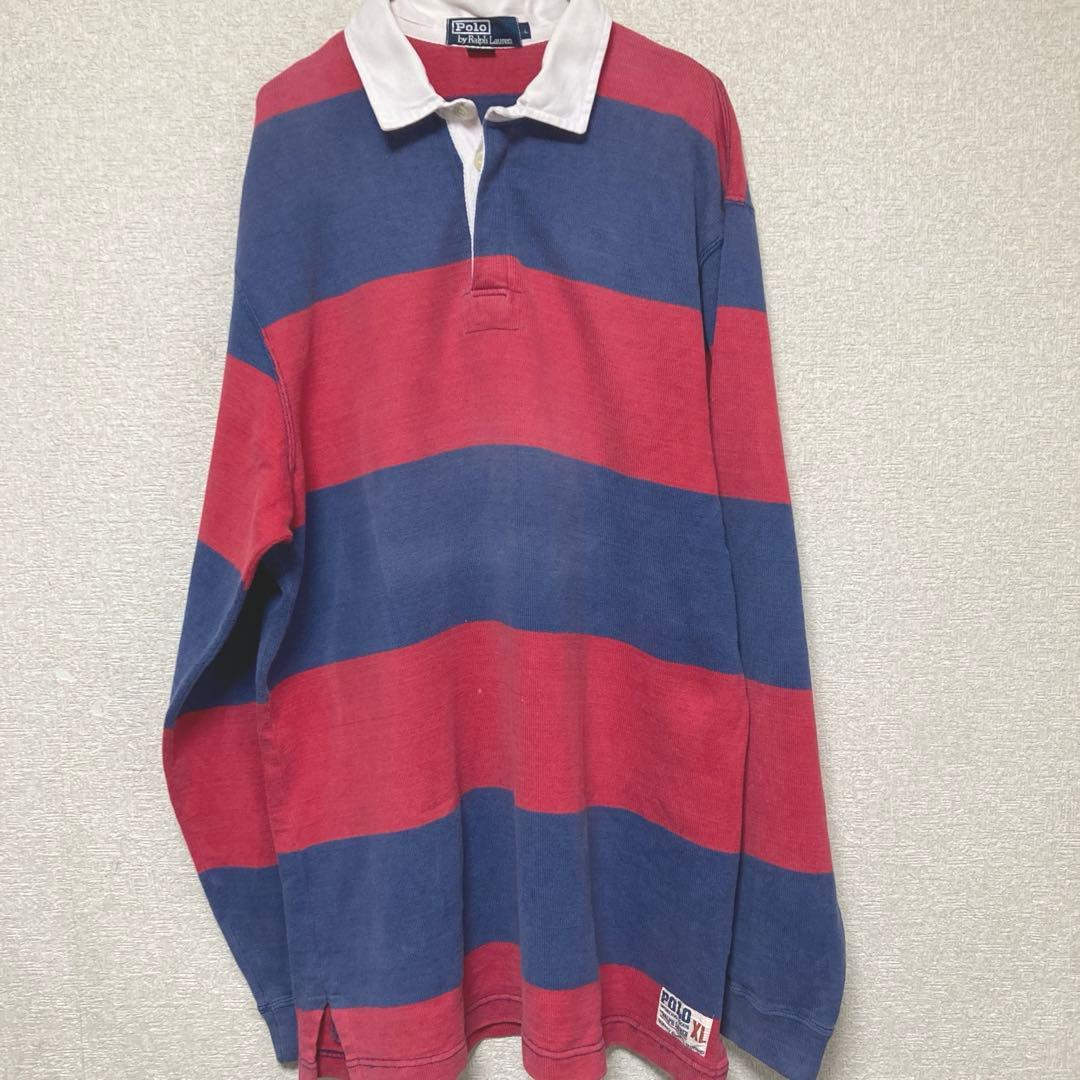 90s 【USA製】 Polo by Ralph Lauren ラガーシャツ