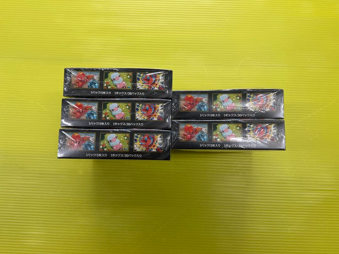 【新品・未開封】ポケモンカード　ニンジャスピナー　シュリンク付き　5BOX