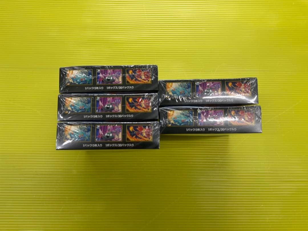 【新品・未開封】ポケモンカード　ニンジャスピナー　シュリンク付き　5BOX