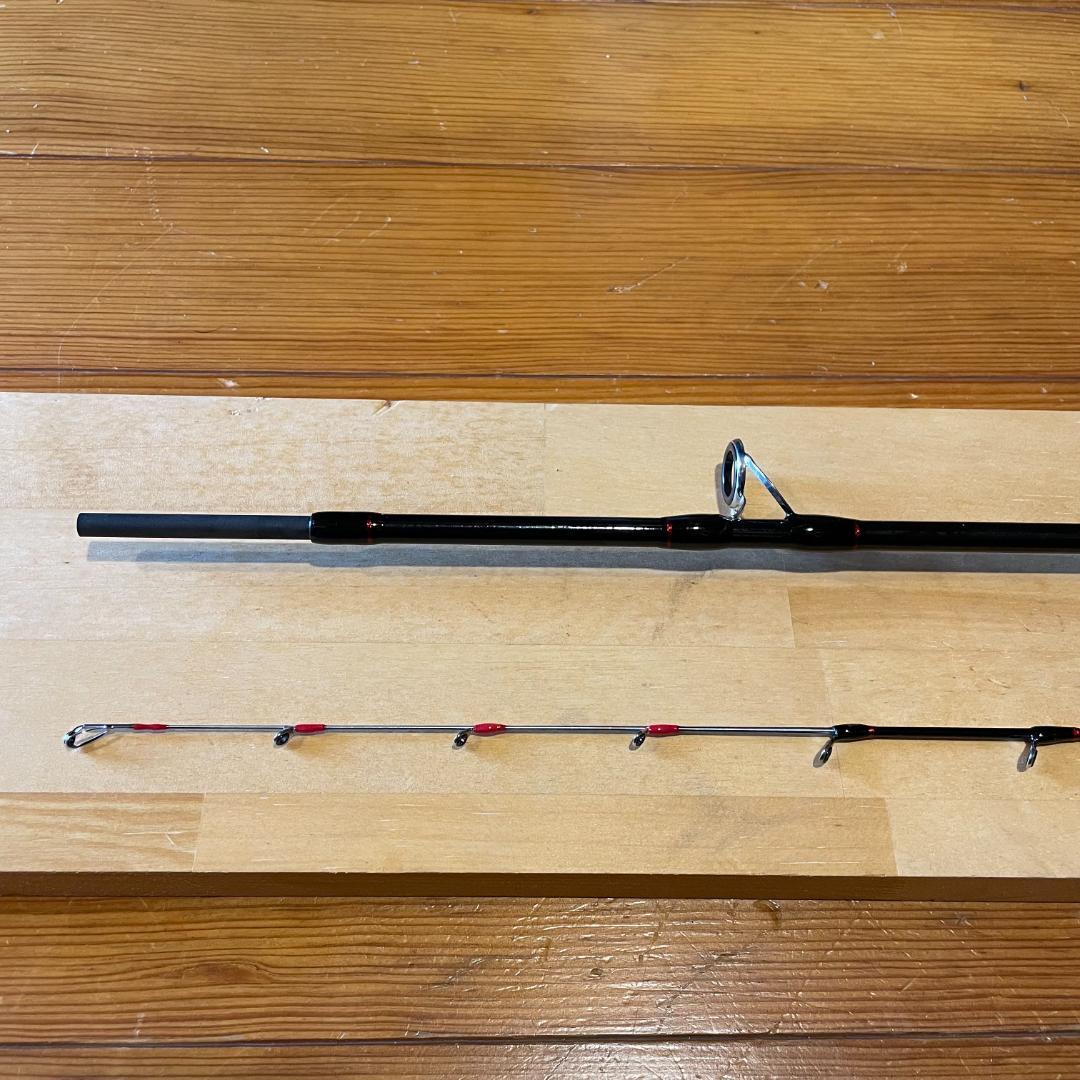 新品1.98m 船用 ボートエギングロッド ティップラン エギングロッド イカ