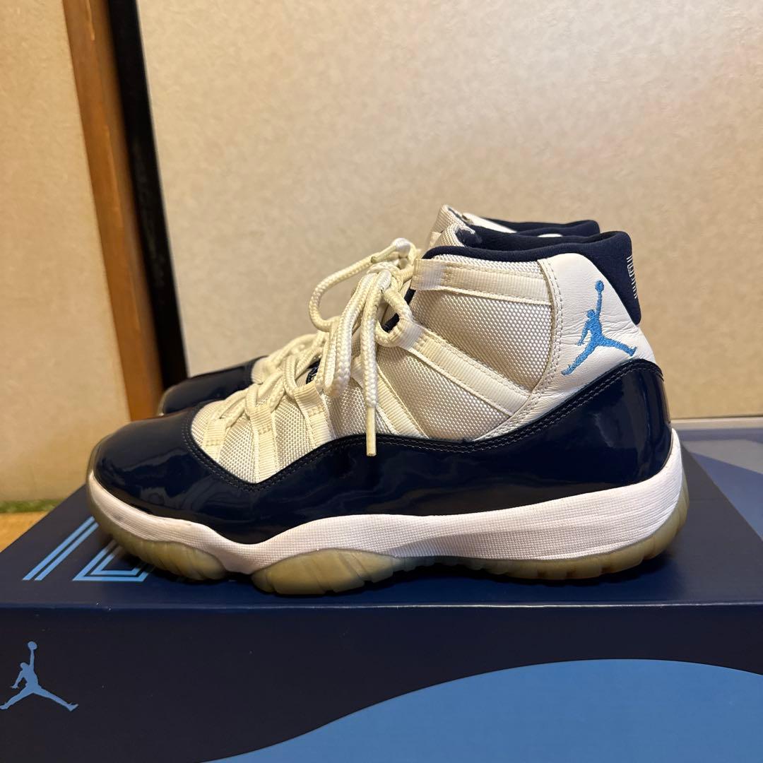 Air Jordan 11 ネイビー/ホワイト シューズ 28cm