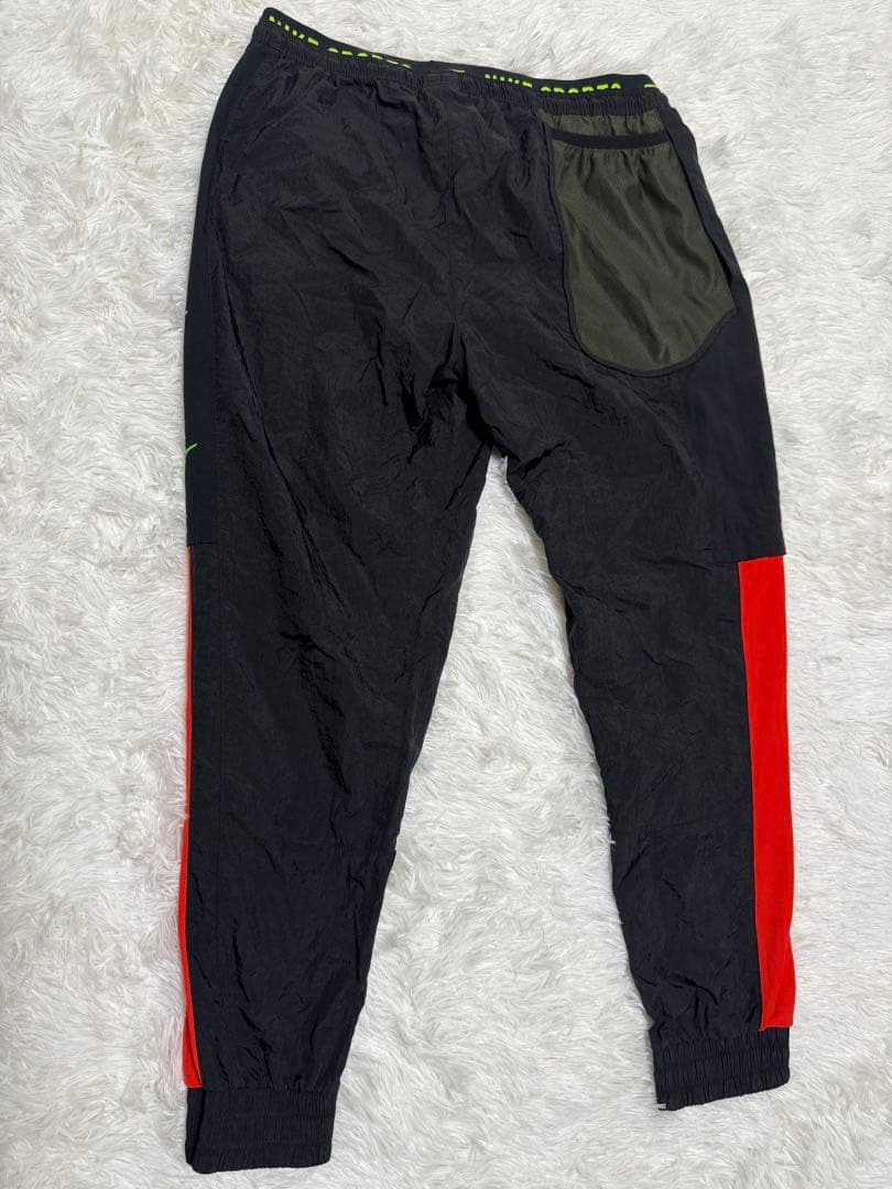 美品 NIKE ナイキ フレックス DY ナイロン パンツ ロゴ ブロック XL