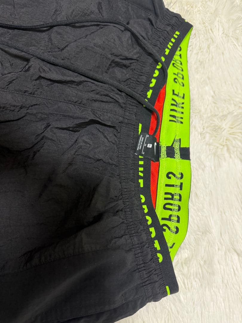 美品 NIKE ナイキ フレックス DY ナイロン パンツ ロゴ ブロック XL