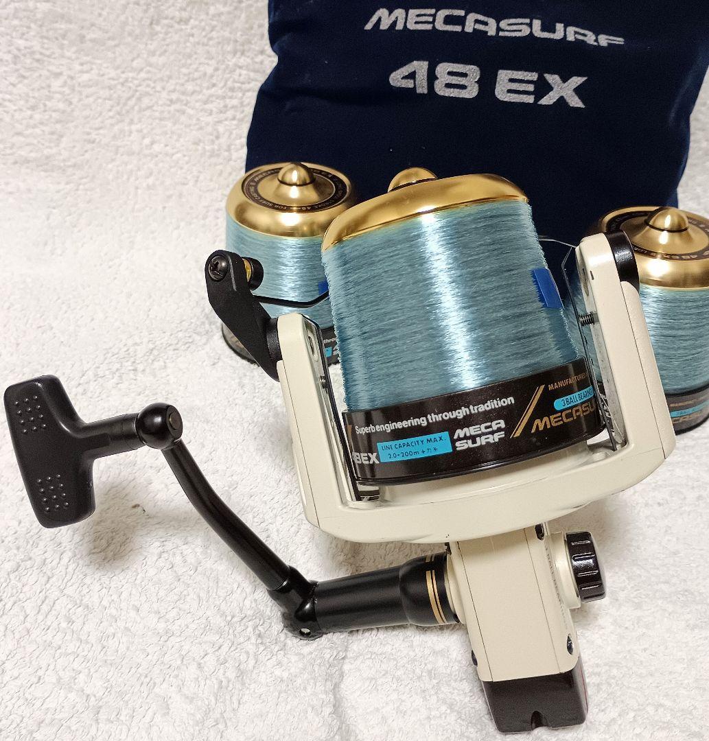 オリムピックメカサーフ48EXロングスプール投げ釣り専用リール！替えスプール付