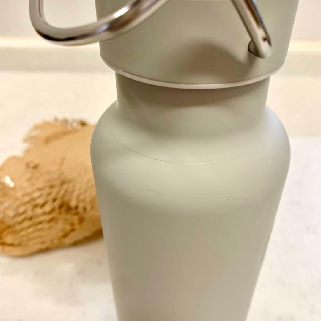 【未使用】Starbucks ハンドルリッドステンレスロゴボトル マットベージュ