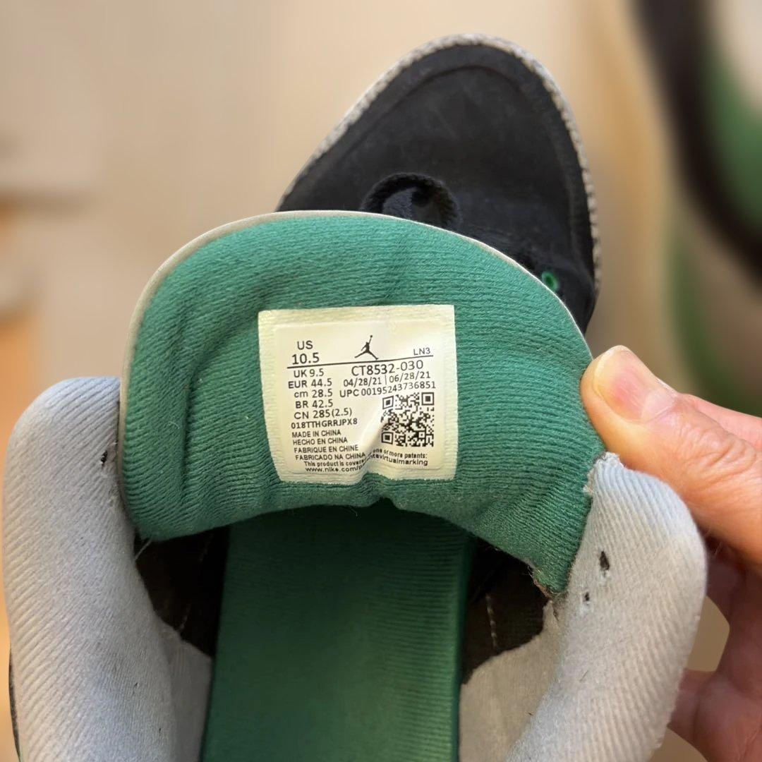 シューズ(男性用) Nike Air Jordan 3 \"Pine Green\"