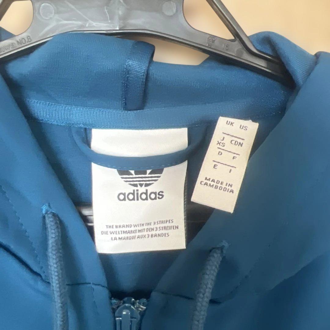 adidas ネイビー ジャージジャケット XS