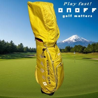 ONOFF オノフ カート型 キャディバッグ イエロー