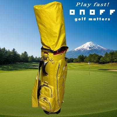 ONOFF オノフ カート型 キャディバッグ イエロー