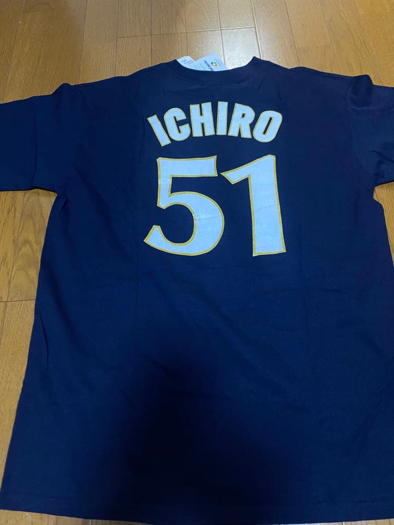 新品未使用 イチロー 51 WBC 2006年 TシャツICHIRO サイズL