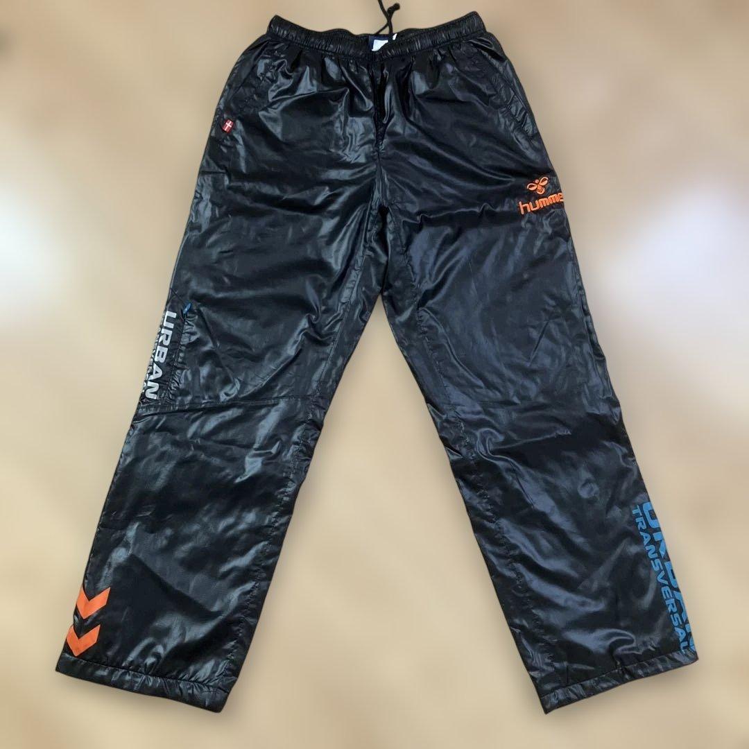 hummel ウィンドブレーカー上下セット オレンジ・ブラック