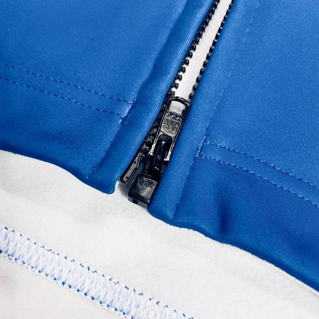 美品 カステリ ストレッチ サイクルジャージ ジャケット L ブルー