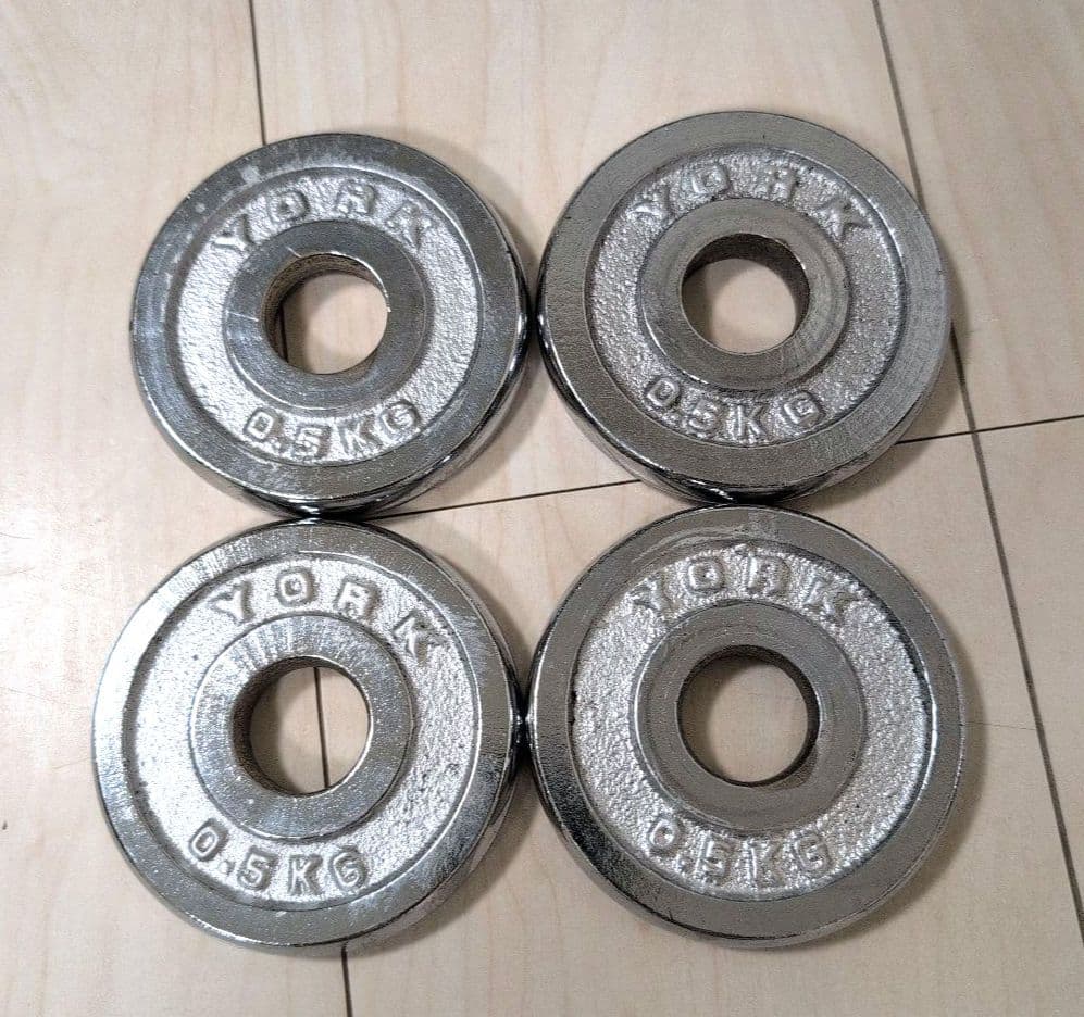 york ダンベル セット 20kg 各10kg